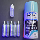 Kit 5 Cilindros de Co2 + Lubrificantes