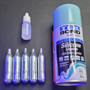 Kit 5 Cilindros de Co2 + Lubrificantes